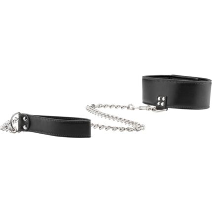 COLLAR REVERSIBLE CON CADENA NEGRO - 002
