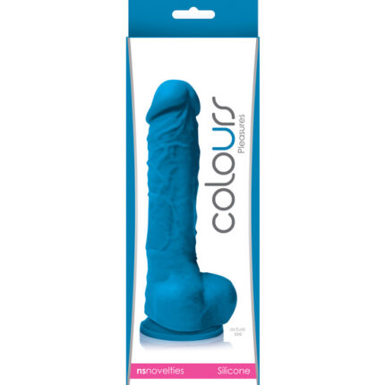 COLOURS PLEASURE DILDO 5 INCH AZUL - 002