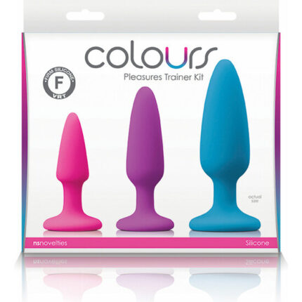 COLOURS PLEASURES KIT DE ENTRENAMIENTO ANAL - MULTICOLOR - 002