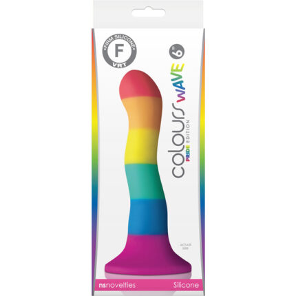 COLOURS PRIDE EDITION DILDO SILICONA 15CM - 002
