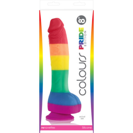 COLOURS PRIDE EDITION PENE SILICONA 19CM - 002