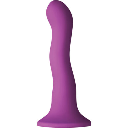 COLOURS WAVE DILDO SILICONA 15CM - MORADO - 001