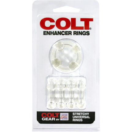 COLT ENHANCER RINGS ANILLOS PARA EL PENE TRANSPARENTES - 002