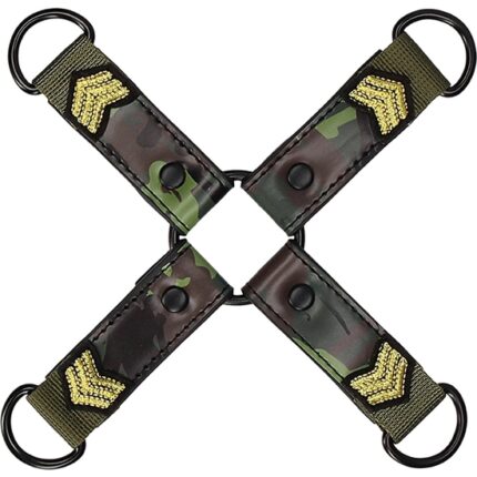 CONECTOR HOGTIE - TEMA MILITAR - VERDE - 001