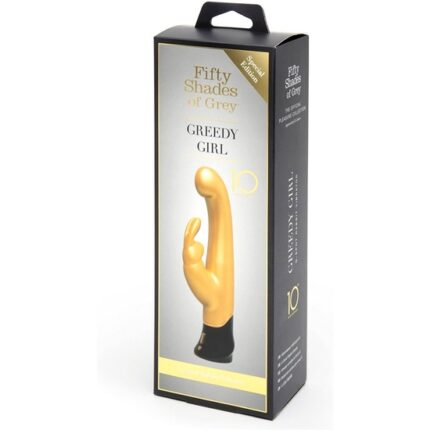 CONEJITO VIBRADOR GREEDY GIRL - DORADO - 002