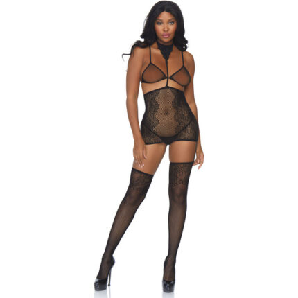 TOP Y MEDIAS ALTAS - NEGRO - 001
