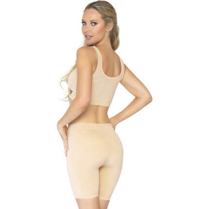 CONJUNTO OPACO CON PANTALONES CICLISTA - NUDE - 002