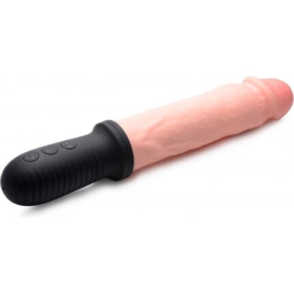 CONSOLADOR VIBRADOR Y DE EMPUJE AUTOMATICO 8X POUNDER CON MANGO - 001