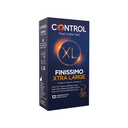 CONTROL PRESERVATIVOS FINISSIMO XTRA LARGE 12UDS - 001