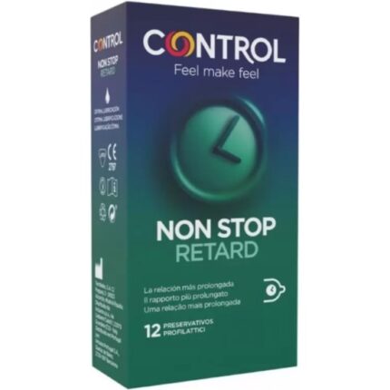 CONTROL PRESERVATIVOS NON STOP RETARD 12UDS - 001