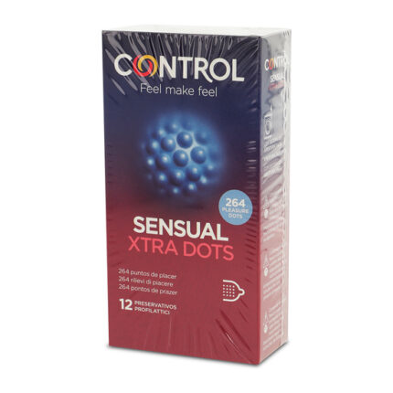 CONTROL PRESERVATIVOS SENSUAL XTRA DOTS 12 UDS - 001