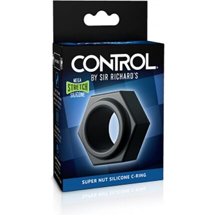 CONTROL SUPER NUT ANILLO SILICONA - NEGRO - 002
