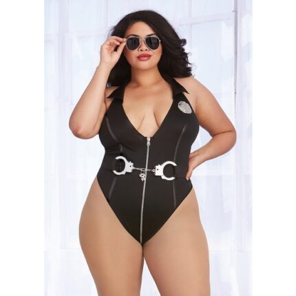 COP KNIT TEDDY - BODY HALTER POLICIA - NEGRO - 001