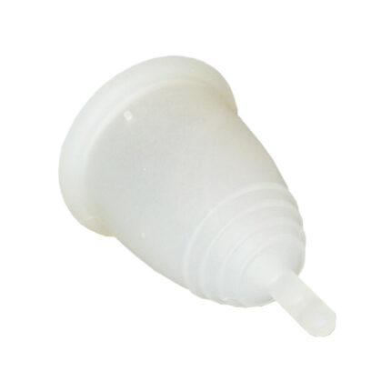 COPA MENSTRUAL CLASICA PEZON TRANSPARENTE MEDIANA - 001