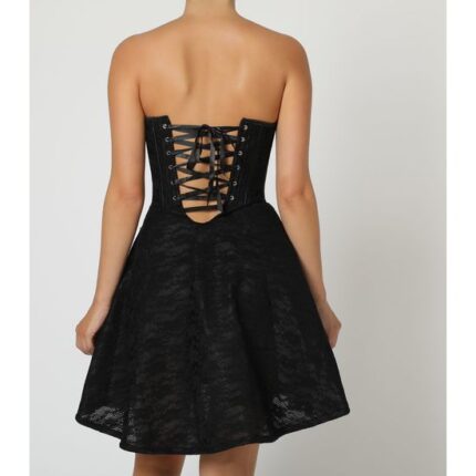 CORSET CON FALDA TEENAGER NEGRO - 002