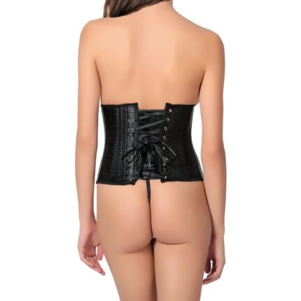 CORSET DAMASK NEGRO - 002