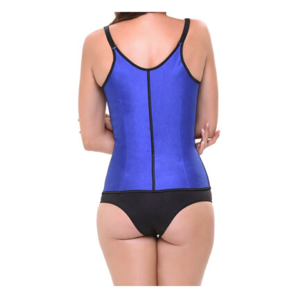 CORSET LATEX SHAPE AZUL - 002