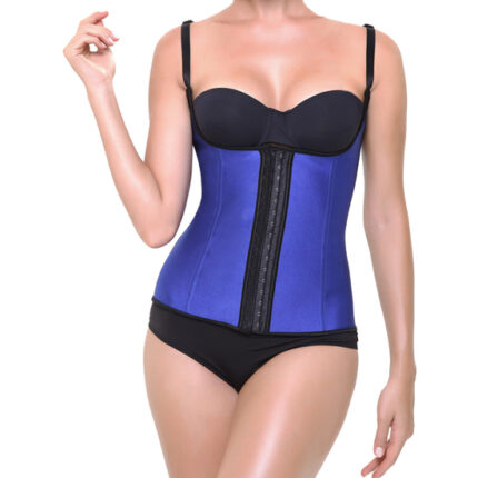 CORSET LATEX SHAPE AZUL - 001