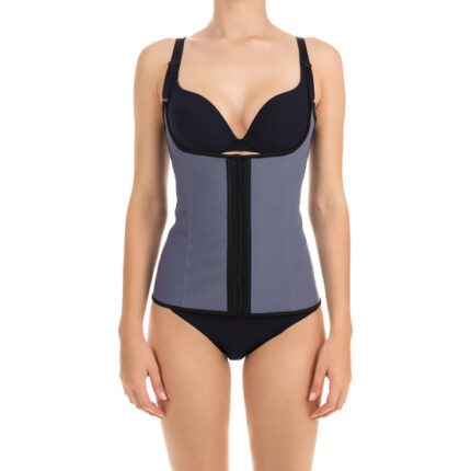 CORSET LÁTEX SHAPE GRIS - 001