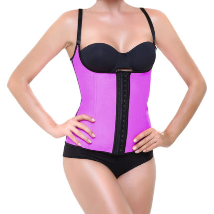 CORSET LÁTEX SHAPE MORADO - 001