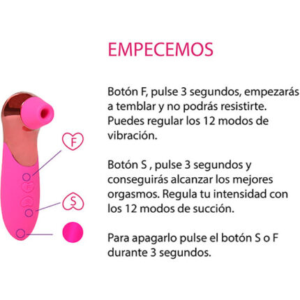 COSS VIBRADOR CON SUCCIONADOR DE CLÍTORIS - 002