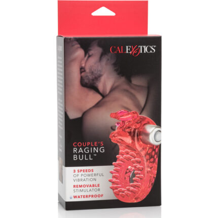 COUPLES RAGING BULL ANILLO VIBRADOR ROJO - 002