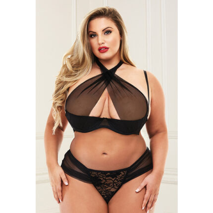 CRISS CROSS BIKINI SET BLACK - CONJUNTO - 001