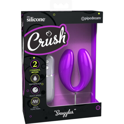CRUSH SNUGGLES VIBRADOR PARA PAREJAS MORADO - 002