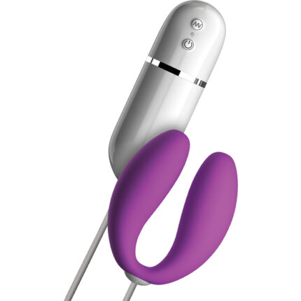 CRUSH SNUGGLES VIBRADOR PARA PAREJAS MORADO - 001