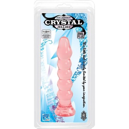 CRYSTAL JELLIES - ANAL PLUG - ROSA - 002