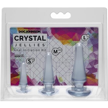 CRYSTAL JELLIES - KIT DE INICACIÓN ANAL - MORADO - 002