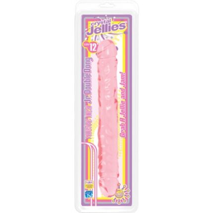 CRYSTAL JELLIES PENE DOBLE 30 CM. ROSA - 002