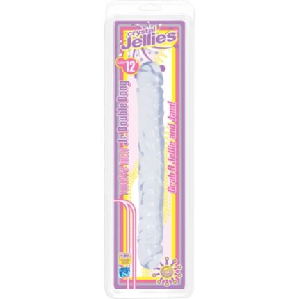 CRYSTAL JELLIES PENE DOBLE 30 CM. TRANSPARENTE - 002