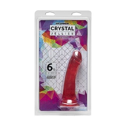 CRYSTAL JELLIES SLIM DONG 16CM - ROSA - 002