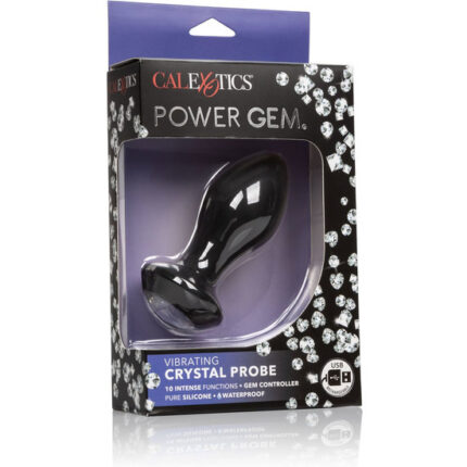 CRYSTAL PROBE PLUG SILICONA CON VIBRACIÓN - 002