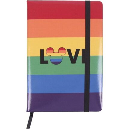 CUADERNO DE NOTAS DISNEY PRIDE MULTICOLOR - 001