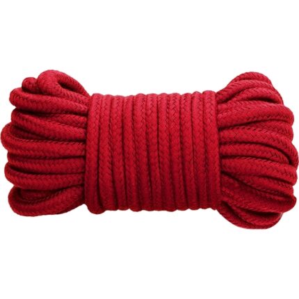 CUERDA DE BONDAGE GRUESA 10 METROS - ROJO - 002