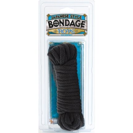CUERDA JAPONESA DE ALGODÓN NEGRO - 002