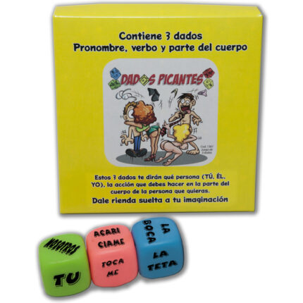 DADOS PICANTES JUEGO DE 3 DADOS - 001