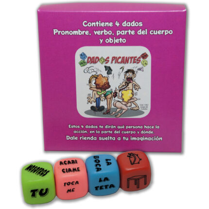 DADOS PICANTES JUEGO DE 4 DADOS - 001