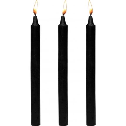 DARK DRIPPERS FETISH DRIP SET DE 3 VELAS - NEGRO - 001