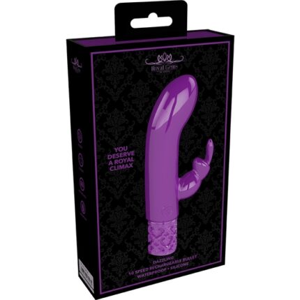 DAZZLING - BALA RECARGABLE DE SILICONA - MORADO - 002