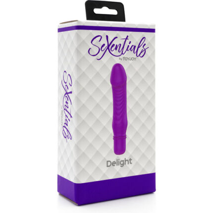 DELIGHT MINI VIBRADOR PUNTO G - MORADO - 002