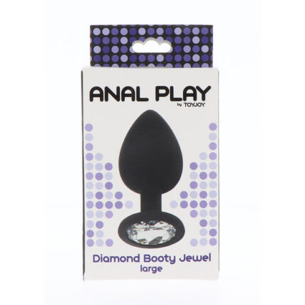 DIAMOND BOOTY JEWEL - PLUG DE SILICONA - GRANDE - 002