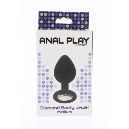 DIAMOND BOOTY JEWEL - PLUG DE SILICONA - MEDIANO - 002
