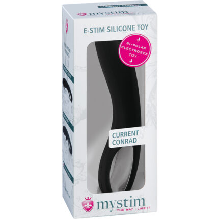 DILDO CURRENT CONRAD E-STIM - NEGRO - 002