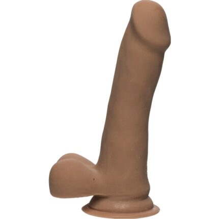 DILDO DELGADO ULTRASKYN 16.50 CM - CARAMELO - 001