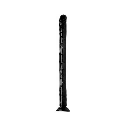 DILDO FLEXIBLE REALÍSTICO 50CM - NEGRO - 001