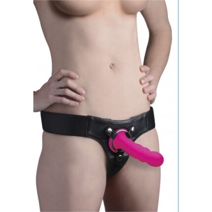 DILDO ONDULADO EXPRIMIBLE - ROSA - 002