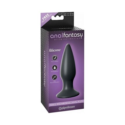 DILDO S RECHARGEABLE ANAL NEGRO - 002
